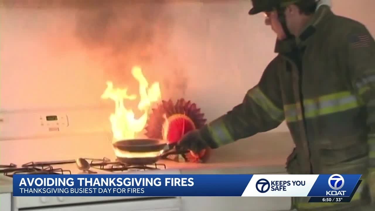 Fire department warns of Thanksgiving cooking fires