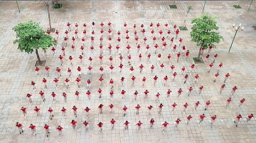 Nhảy chachacha ( hoạt động tập thể giữa giờ ) hs trường Tiểu học Mỹ Đình 1 , quận Nam Từ Liêm , HN