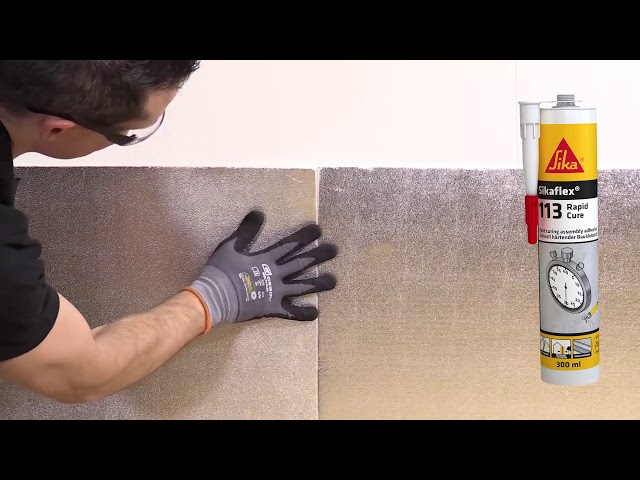 Sika - Sikaflex-113 RapidCure Fast Curing Building Adhesive, 290 ml, Grey Sika - Sikaflex-113 RapidCure Fast Curing Building Adhesive, 290 ml, Grey