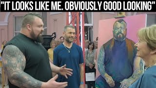 Eddie Hall Gets Painted