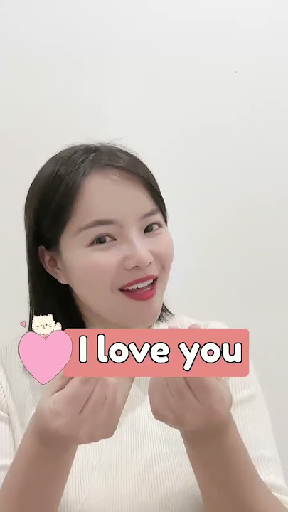 Daily Chinese/ How to say 'I love you' in Chinese. #mandarin #chineselanguagelearning