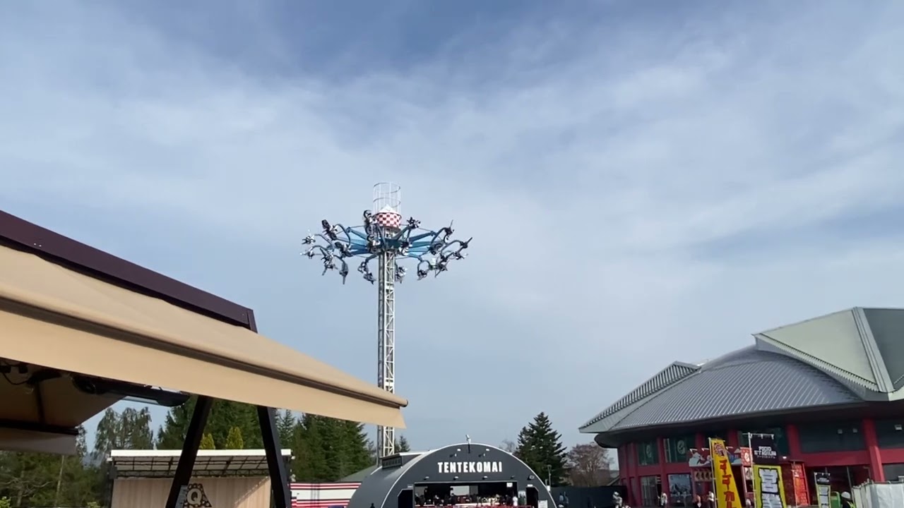 富士急のテンテコマイで回転エグイ人が居た