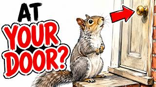 If a Squirrel Waits Near Your Door, It Means This