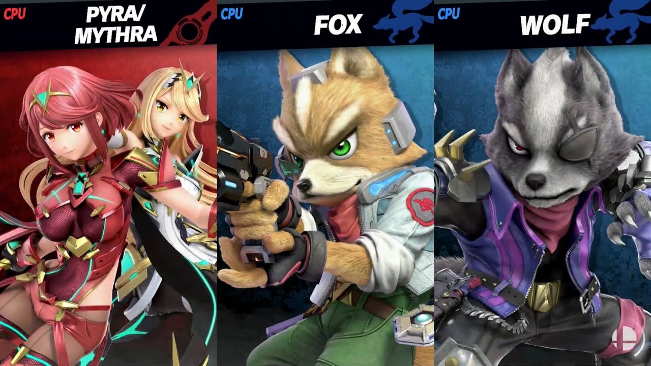 Super Smash Bros. Ultimate - These Aegises vs Star Fox and Wolf