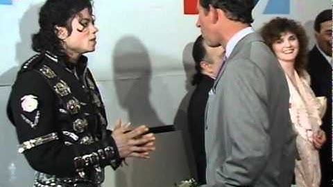 Michael Jackson meets Princess Diana & Prince Charles