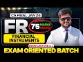 CA Final FR: Financial Instruments | Exam Oriented Batch | CA Aditya Sharma | CA Final | Demo Lec-11