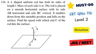 Pure Rotation vs Rotation + Translation | Energy Conservation Trick | SBT Q 116 | JEE / NEET