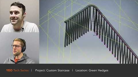YEO Tech Series | How to Design a Custom Staircase in Inventor