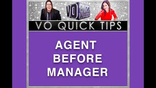 Christian Lanz -  GET AN AGENT BEFORE A MANAGER