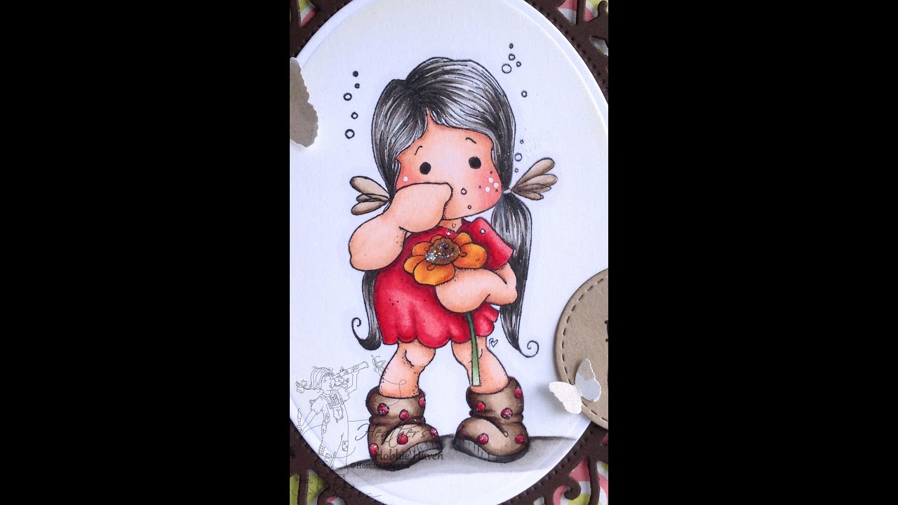 Sneezing Tilda Copic Coloring Card Kit - YouTube