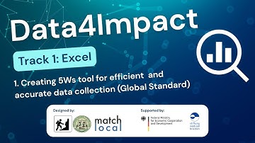 #data4impactcameroon Creating 5Ws tool for efficient and accurate data collection (Global Standard)