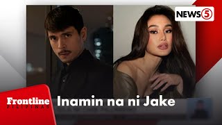 Jake Cuenca, inaming hiwalay na sila ni Chie Filomeno | Frontline Pilipinas