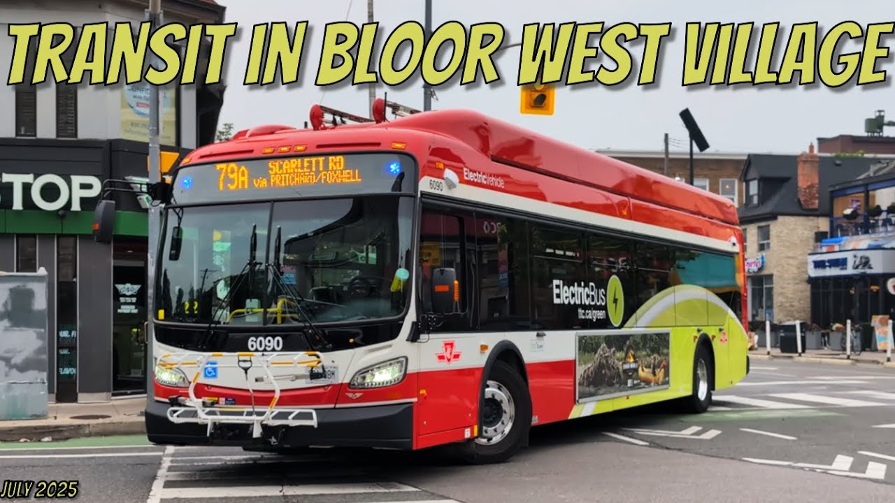 Transit in Bloor West Village (July 2025)