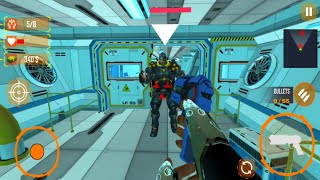 Real Robots space War Gun Shoot: Fight Games 2020 : Fps Shooting Android Gameplay FHD. #17 screenshot 5