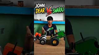 🚜 Mini John Deere vs Mini Swaraj Tochan King 💪 | Power Test ⚡ #shorts