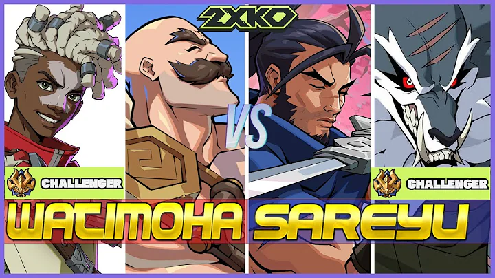 2XKO ▰ Wati Moha (Ekko / Braum) vs Sareyu (Yasuo / Warwick) ▰ High Level Gameplay