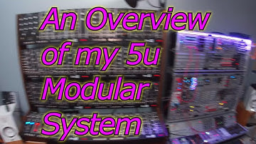 Overview of all my Dotcom,5u Mu modular system modules