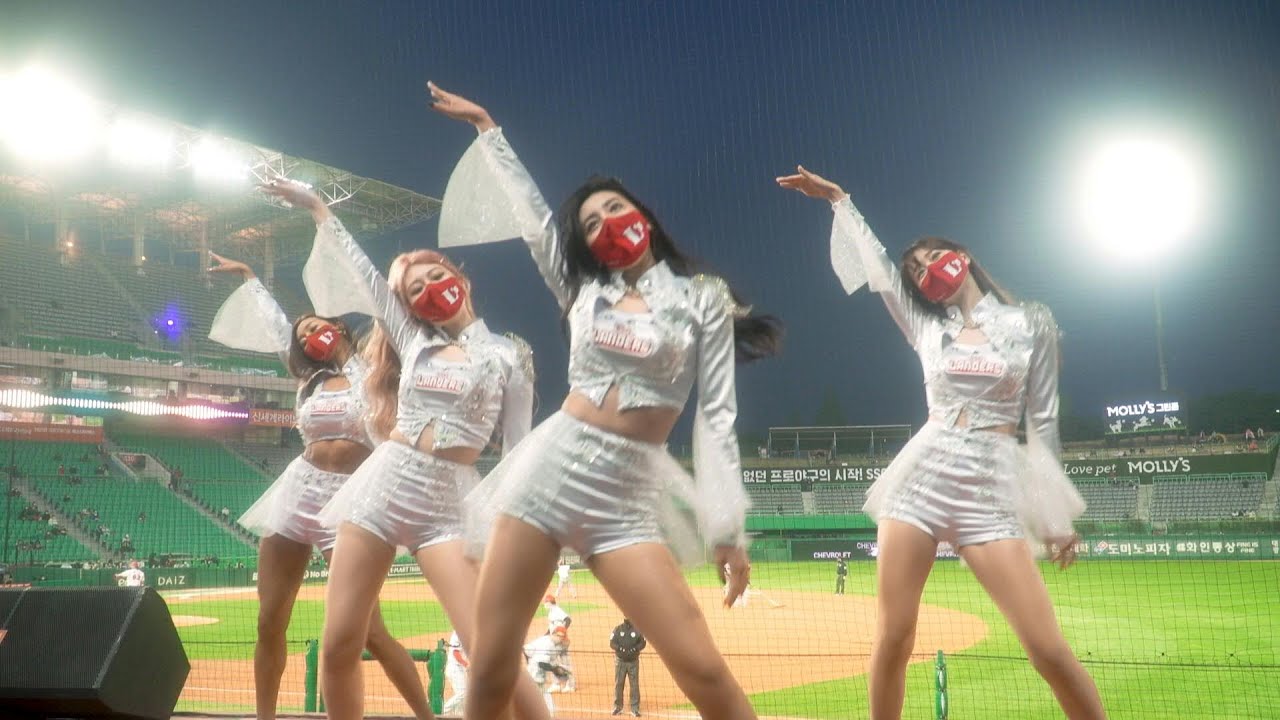 K-pop cheerleaders the flowers of South Korean baseball AFP