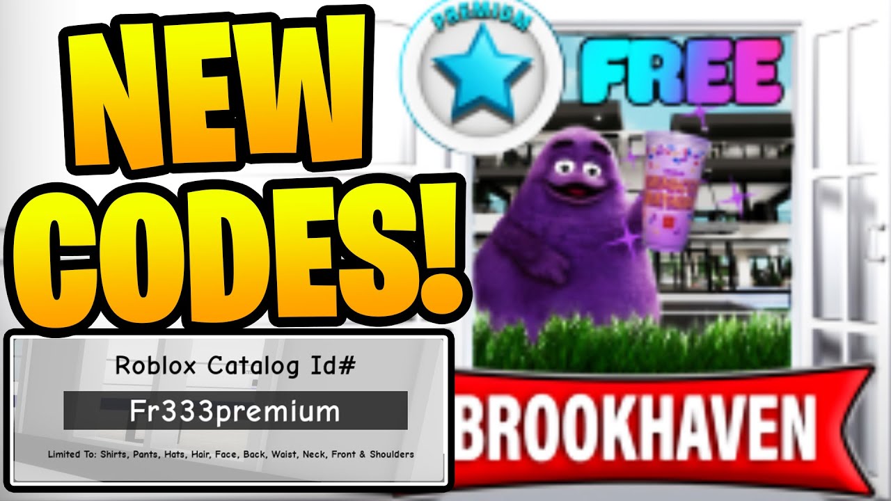 All New Roblox Brookhaven RP Codes (October 2023)