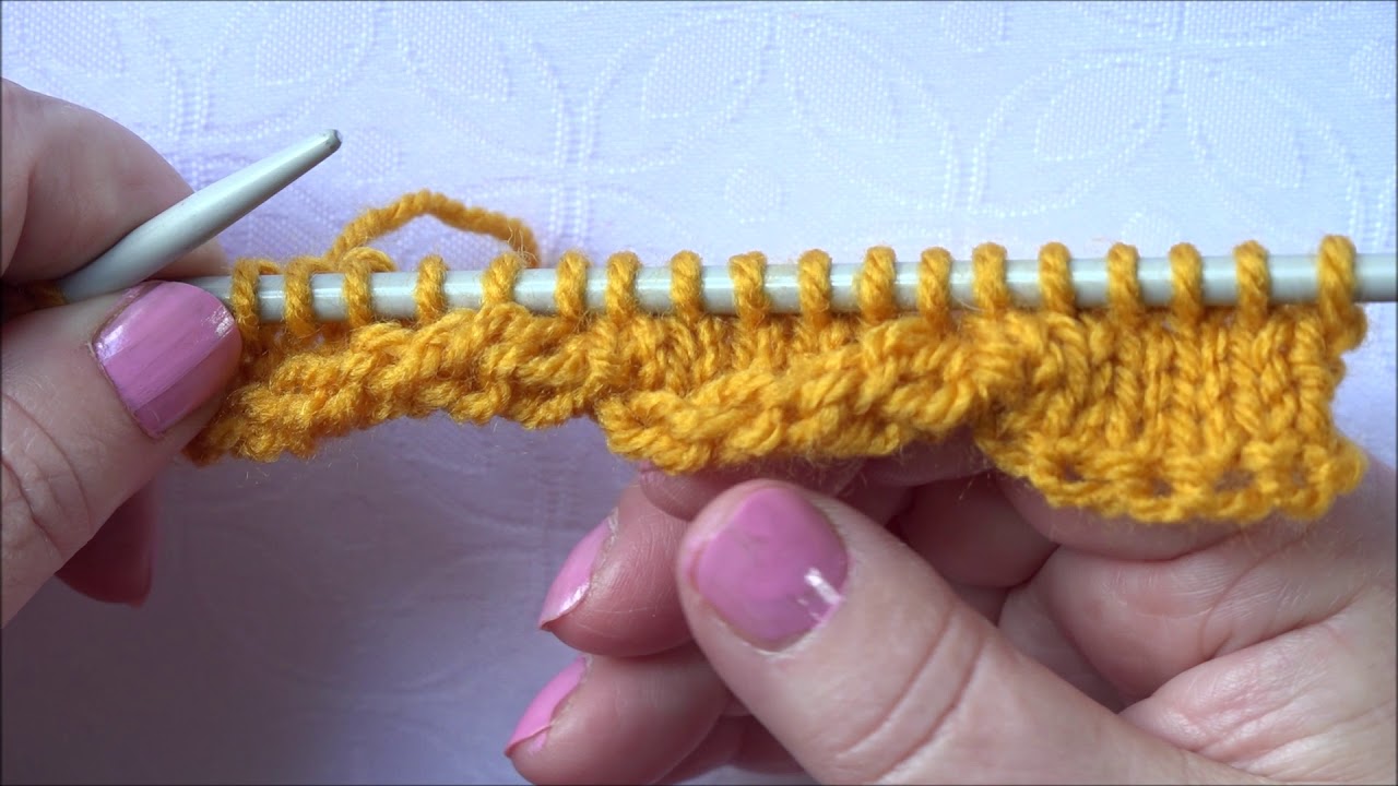 une bordure au tricot super simple, spéciale débutante - La Grenouille  Tricote - YouTube