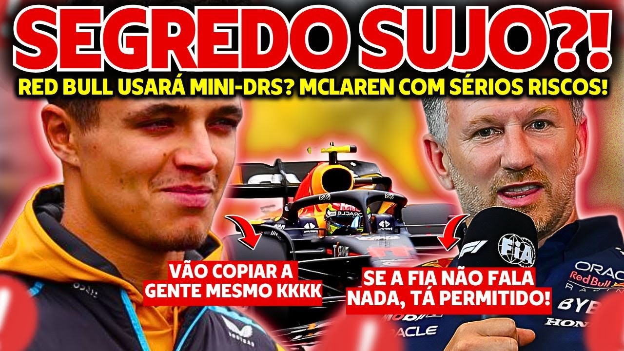 RUMOR: RED BULL USANDO MINI-DRS? | MCLAREN EM RISCO PARA 2026 ...