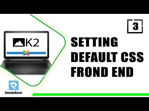 K2 For Joomla 003 : Change/enable Default CSS Setting & Front End Item Setting