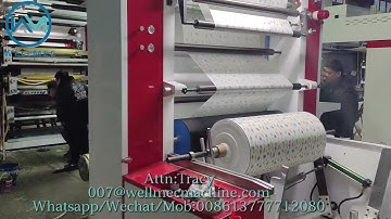 Central drum type flexo printing machine, 6 colors CI flexo printer,Impresora flexográfica CI
