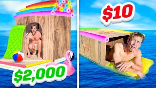 $20 VS $2000 DIY House Boat *BUDGET CHALLENGE*