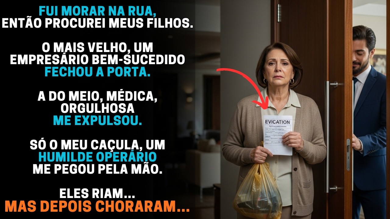 VIREI MORADORA DE RUA: MEUS FILHOS ME REJEITARAM… SÓ O CAÇULA ME ACOLHEU