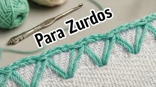 PARA ZURDOS 👈 Aprende esta Orilla en Minutos (Fácil) de una sola vuelta.