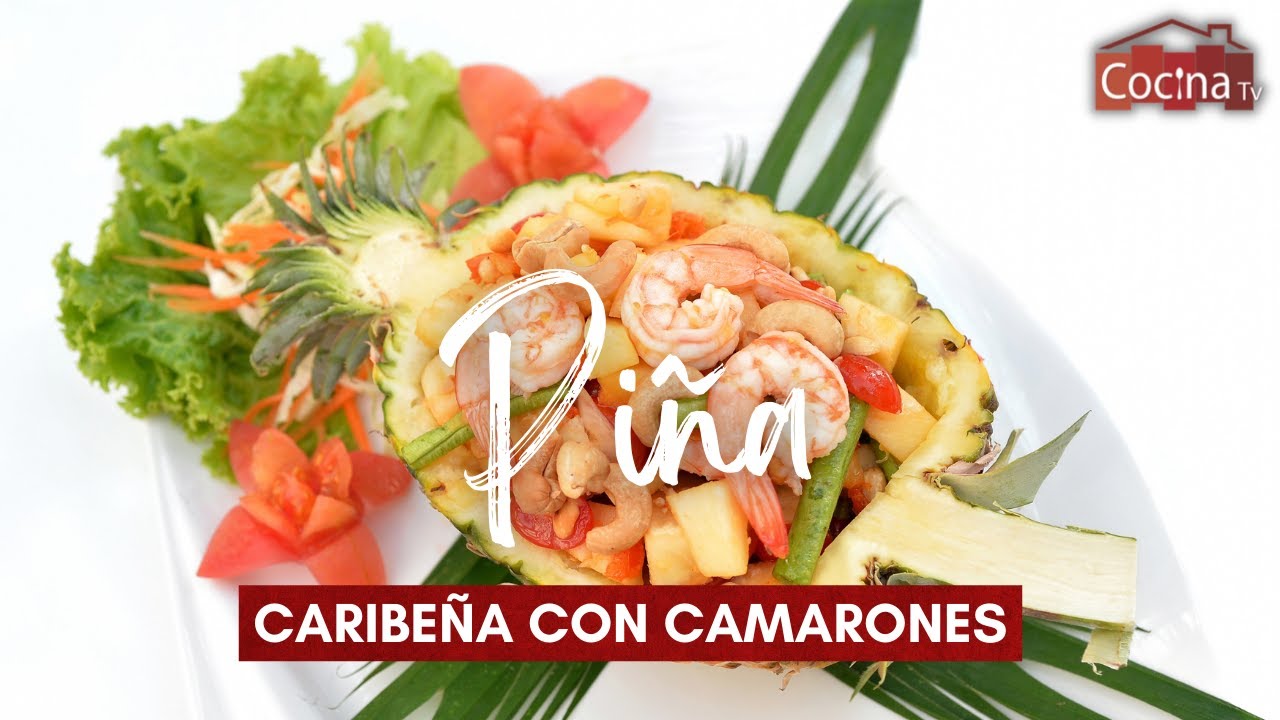 Piña caribeña con camarones - CocinaTv producido por Juan Gonzalo Angel ...
