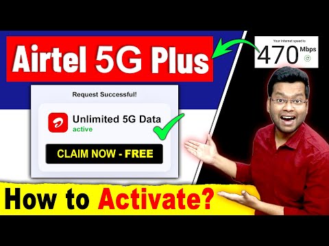 Airtel 5G Unlimited Data FREE | How to Claim Unlimited 5G Data in Airtel, Airtel 5G Data, Speed Test