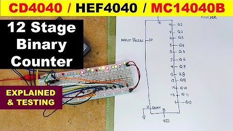 {703} CD4040 12-Stage Ripple-Carry Binary Counter/Divider