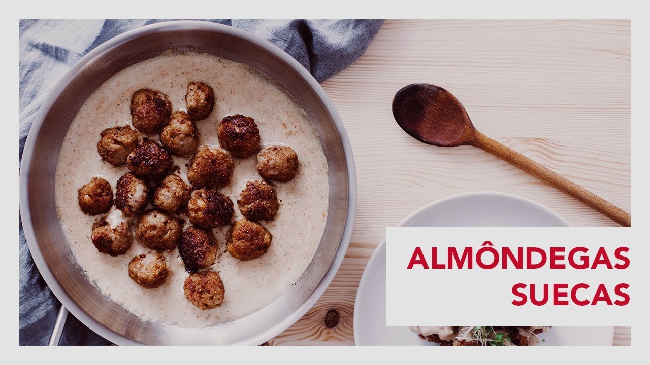 COMO FAZER ALMÔNDEGAS SUECAS
