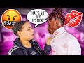 Having ANOTHER GIRLS LIPSTICK On Me PRANK On Girlfriend!