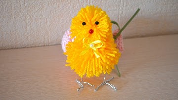 Make a Cute Pompom Chick - DIY Crafts - Guidecentral