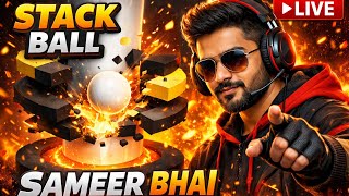 🏀stack ball #3d🔥 Live Gameplay | High😀Score Challenge 🎮. #shortslive  #facecam🗿😱 #Ak_gamingyt786 #1 screenshot 3