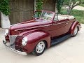 1940 Ford Deluxe Convertible All Steel Resto-Mod