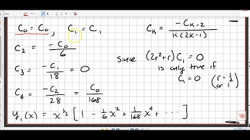 MATH220 Method of Frobenius Example 2