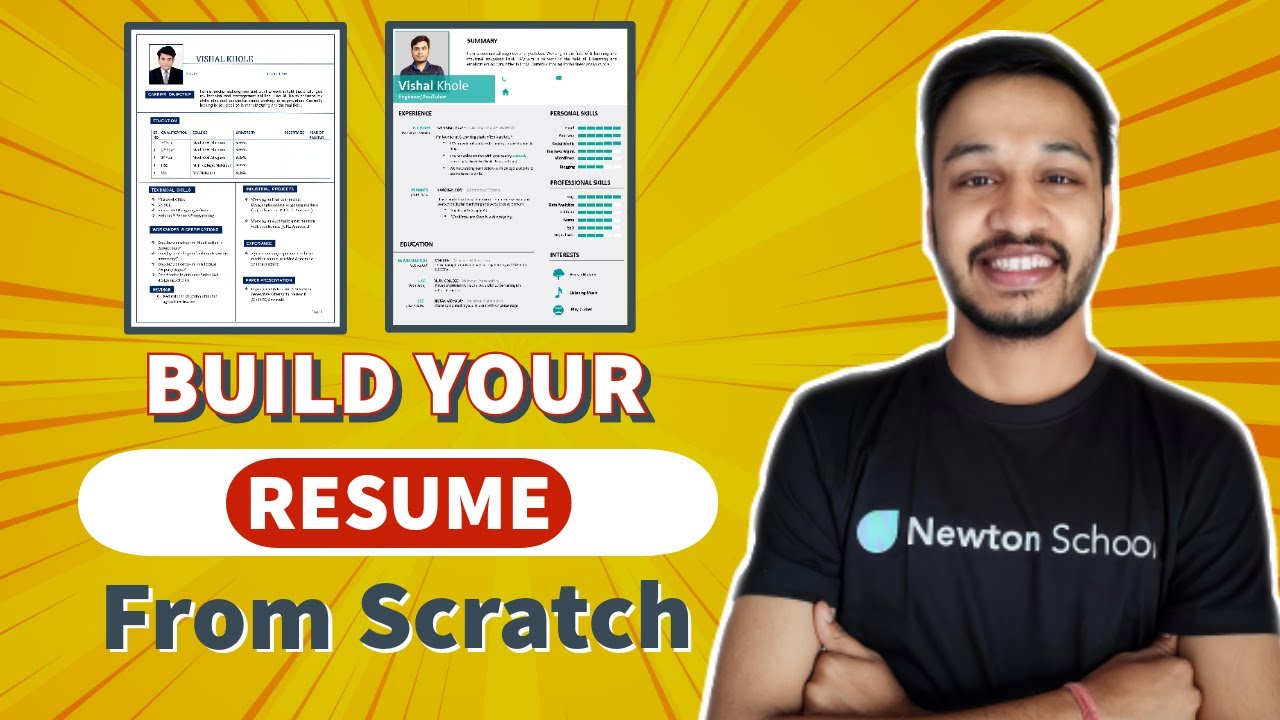 build a resume from scratch