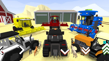 Blocky Farm & Racing Simulator - The Blocky Lifestyle | Game Play #mobadu Android & IOS