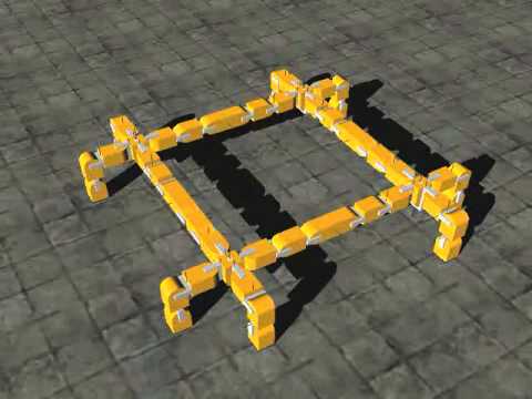Modular robot simulation in Webots