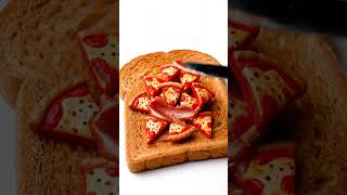 Mini Pizza Clay Charms on Toast ASMR!