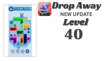 Drop Away Level 40 Walkthrough - NEW UPDATE | Step-by-Step Guide 🧠 | SolutionGuruji