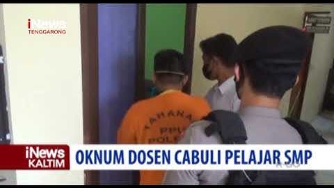 Oknum Dosen Cabuli Pelajar SMP | iNews Kaltim