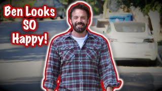 Ben Affleck Leaves Ex-Wife Jennifer Garner's Home With A HUGE Grin