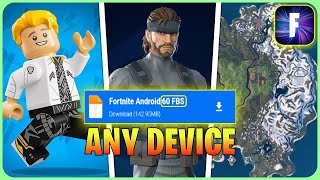 FORTNITE MOBILE CHAPTER 5 SEASON 1 - UPDATE v28.10 TUTORIAL 60 90 FPS ↗️