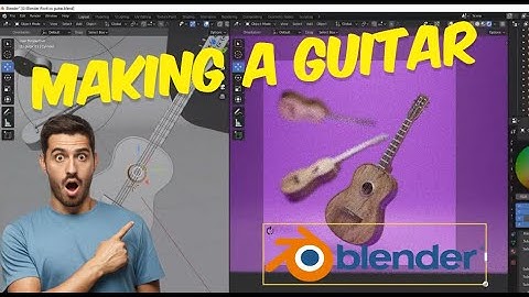 Mastering the Art of Guitar Making in Blender: From Design to Render