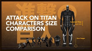 Attack on Titan Characters Size comparison | up to date