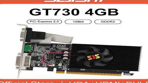 SJS Video Card GeForce GT730 Display Vga Cards 4GB DDR3 128Bit Computer Graphics